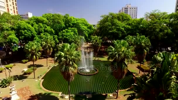 Aerial View Ribeirao Preto Staden Sao Paulo Brasilien — Stockvideo