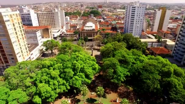 Повітряні Подання Ribeirao Прет Міста Сан Паулу Бразилія — стокове відео