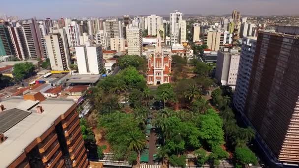 Letecký Pohled Ribeirao Preto Město Sao Paulo Brazílie — Stock video