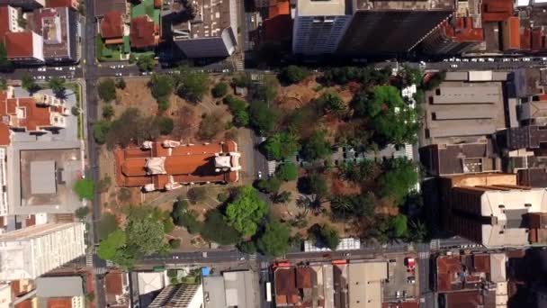 Vista Aérea Ciudad Ribeirao Preto Sao Paulo Brasil — Vídeos de Stock