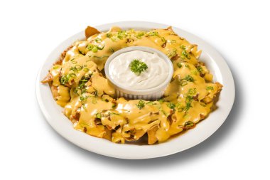 Cips çedar peyniri ile cips ve plaka içinde değişiklik dips.