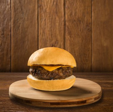 Lezzetli ve iştah açıcı Hamburger Çizburger