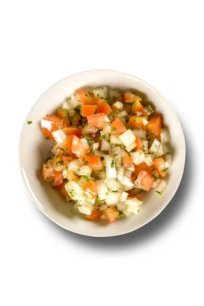 Salada com verduras fervidas. Vinagrete. Cozinha russa. Comida vegetariana . — Fotografia de Stock