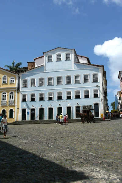 Arquitectura colonial de Salvador - Pelourinho, Brasil. 2017 — Foto de Stock