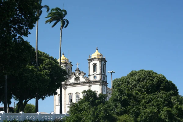 Salvador, Brasil - enero de 2017: Igreja Nosso Senhor do Bonfim church, Salvador (Salvador de Bahía), Bahia, Brasil, América del Sur . — Foto de Stock