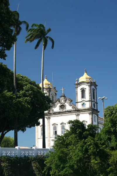 Salvador, Brazil - January, 2017: Igreja Nosso Senhor do Bonfim church, Salvador (Salvador de Bahia), Bahia, Brazil, South America — Stockfoto
