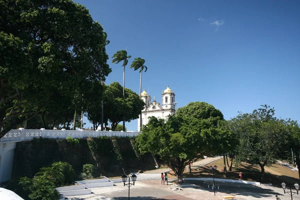 Salvador, Brazil - January, 2017: Igreja Nosso Senhor do Bonfim church, Salvador (Salvador de Bahia), Bahia, Brazil, South America — Stockfoto