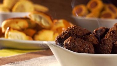 sıcak fırında kibe dumanlı