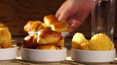 Karışık Brezilyalı aperatif. Slayt vurdu.