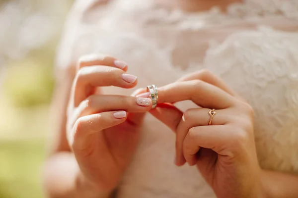 結婚指輪マクロ — ストック写真
