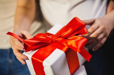 kadın/açma Noel kutu