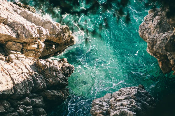 Turquoise sea water beach — Stock Photo, Image