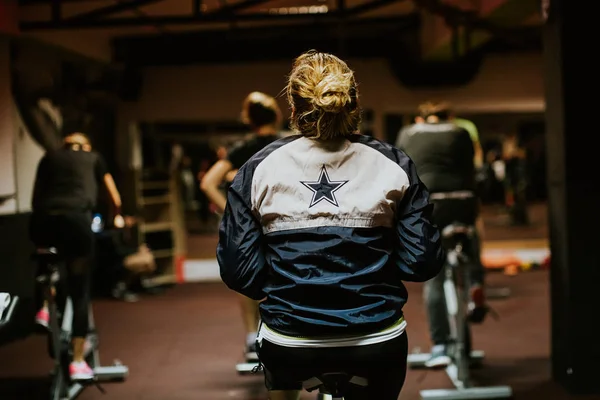 Cycling class — Stock Photo, Image