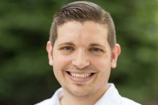 Young Millennial Man Smiling — Stock Photo, Image