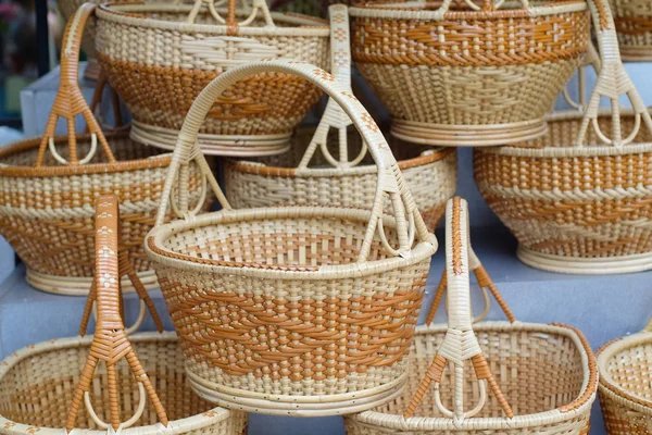 Sepet örgüsü, bambu sepet