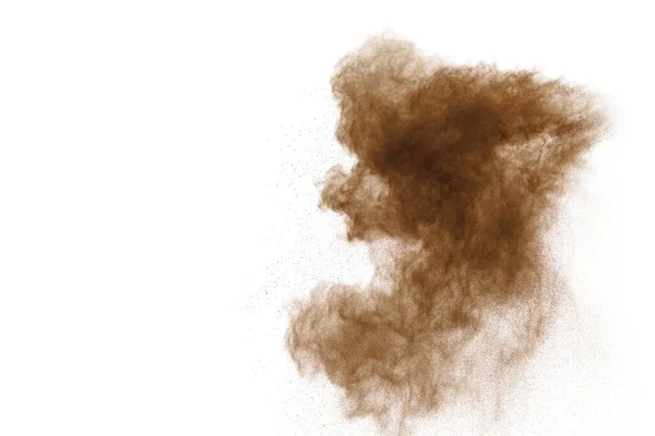 Kaffee Explosion Isoliert Auf Weißem Hintergrund — Stockfoto