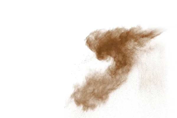 Kaffee Explosion Isoliert Auf Weißem Hintergrund — Stockfoto
