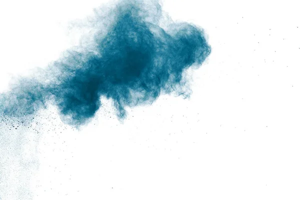 Esplosione Polvere Colorata Sfondo Bianco Nuvola Colorata Polvere Colorata Esplodere — Foto Stock
