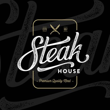 Biftek dikdörtgen siyah