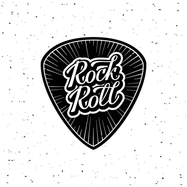 Rock and Roll Plektrum Starburst. Vektorillustration — Stockvektor