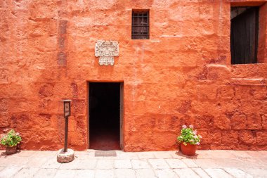 Saint Catalina, Arequipa, Peru Manastırı 'ndaki ev.