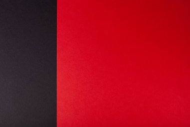 Kırmızı ve siyah kağıt arkaplan, doku, kopyalama alanı.