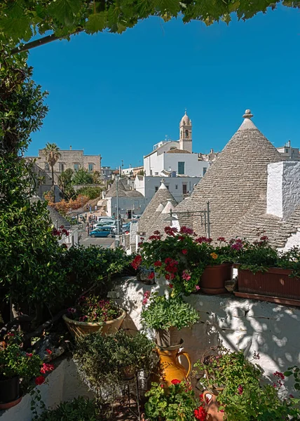 Panorama Dari Trulli Alberobello — Stok Foto