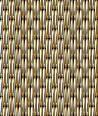 Gümüş altın ızgara vektör Dikişsiz desen arka plan