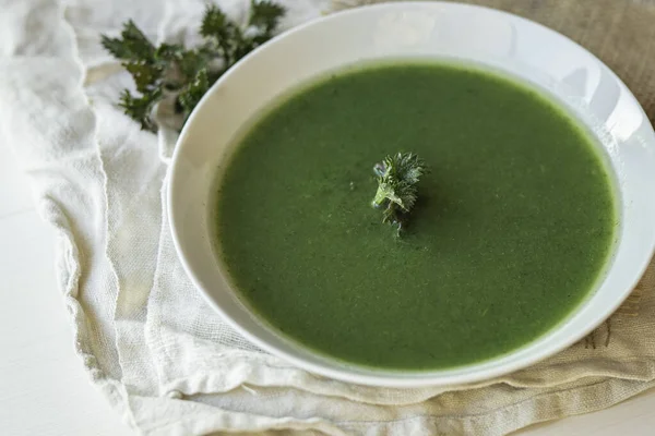 Stinging Nettles Urtica Dioica Growing Field Used Cooking Tea Soup — Stock Photo, Image