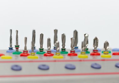 Aracı matkaplar diş Prosthetist