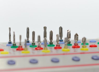 Aracı matkaplar diş Prosthetist