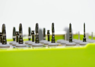 Aracı matkaplar diş Prosthetist