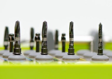 Aracı matkaplar diş Prosthetist