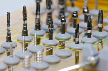 Aracı matkaplar diş Prosthetist