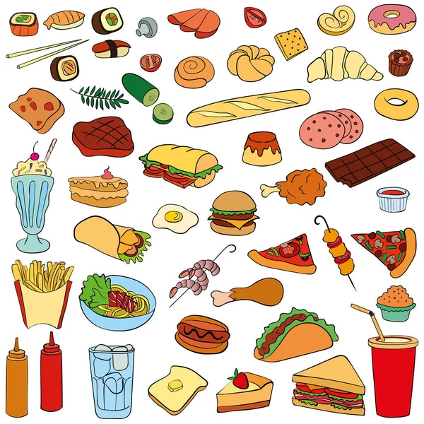 Fast food takımı.