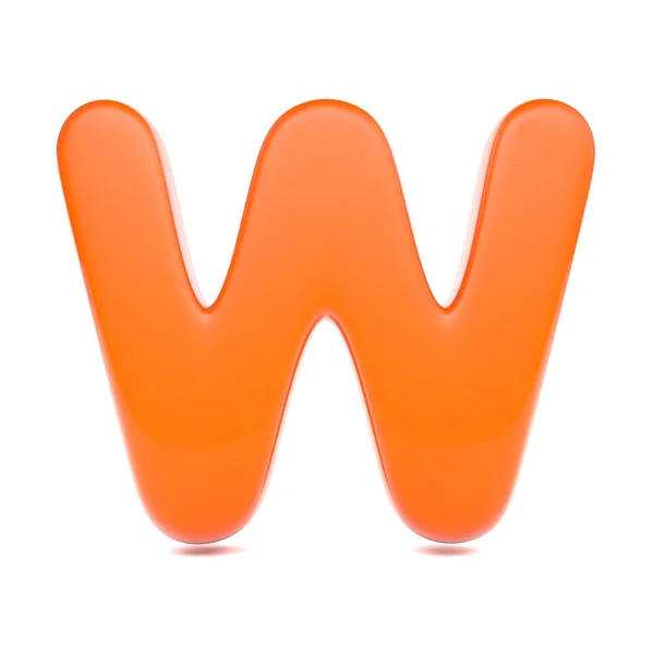 Narancslé szimbólum w — Stock Fotó