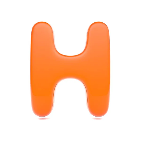 Sok pomarańczowy symbol h — Zdjęcie stockowe