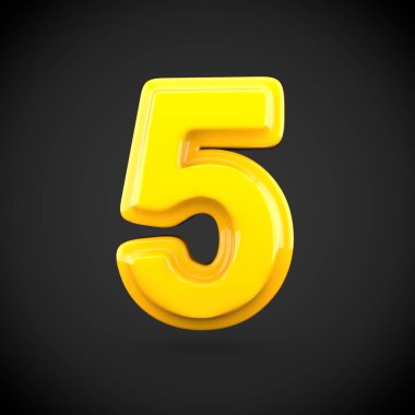 Sarı renk boya sayı 5