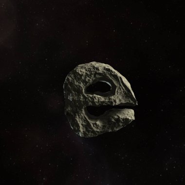 karanlık asteroit sembolü E