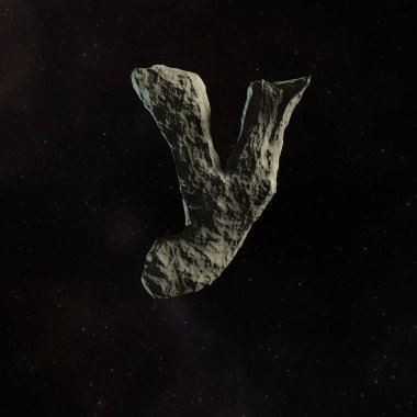 karanlık asteroit sembolü Y