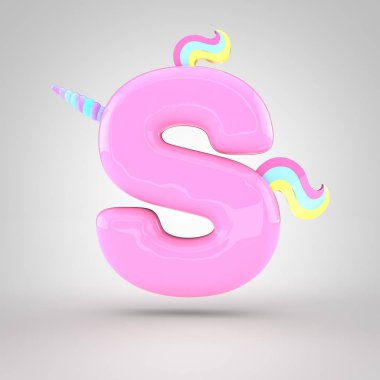 pembe tek boynuzlu at sembolü S