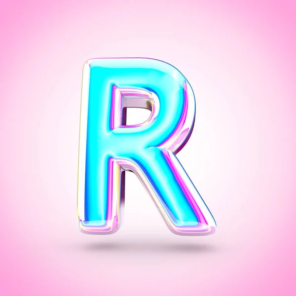 Holo ultrafialové symbolem R — Stock fotografie