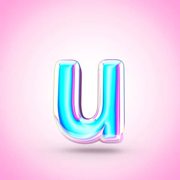 Holo ультрафіолетовий символ U — стокове фото