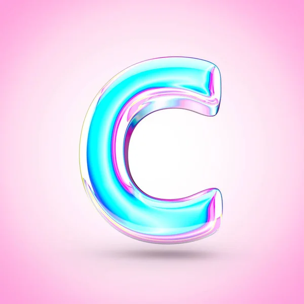 Holo ultraviolett symbolen C — Stockfoto