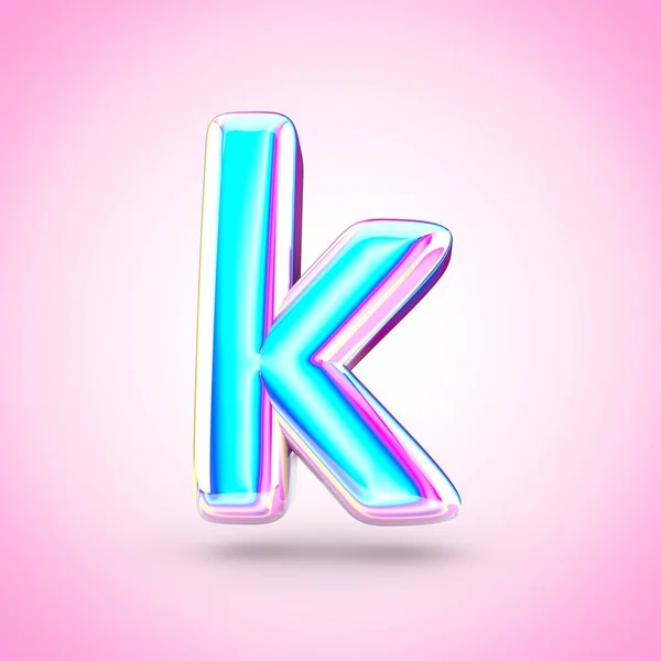 Holo ultrafioletowe symbol K — Zdjęcie stockowe