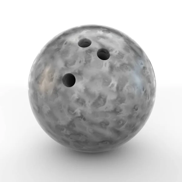 Grå bowlingklot — Stockfoto