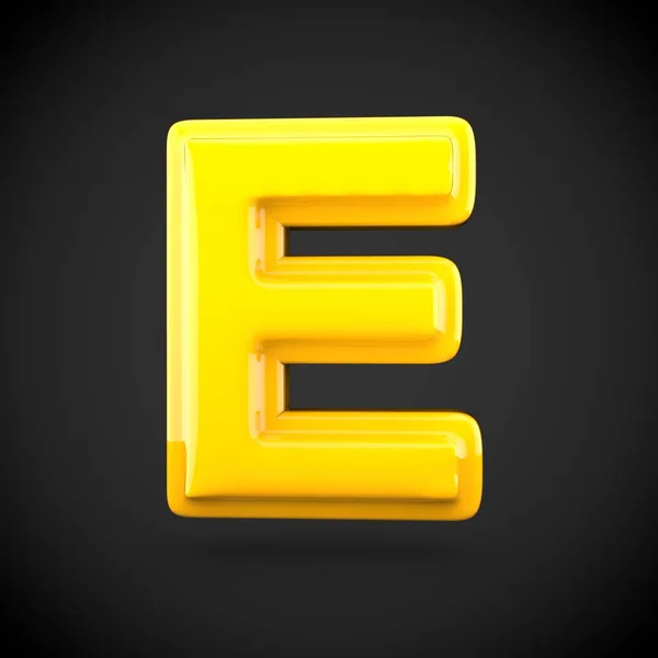 Жовтий символ гучності e — стокове фото