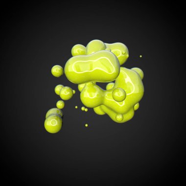 Deforme sarı şekil