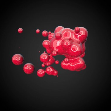 Deforme kırmızı figür