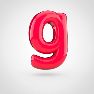 Kırmızı birim harf g